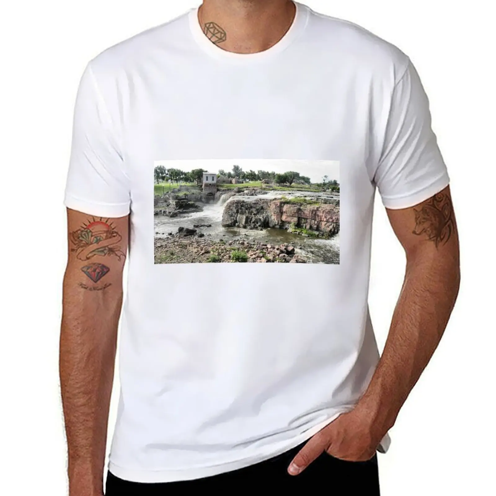 

Sioux Falls park T-Shirt Funny t-shirts plus sizes blanks men t shirt
