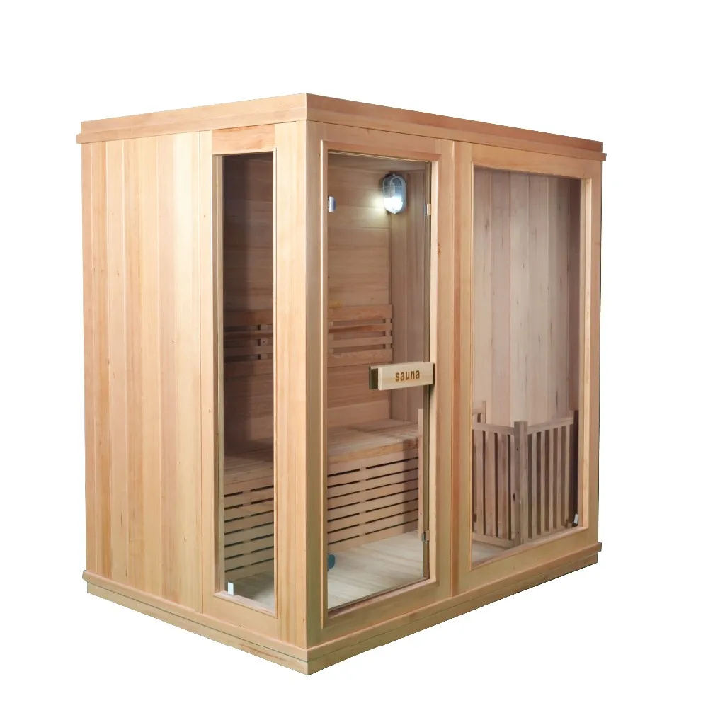 4 Persons Hemlock Traditional Dry Steam Sauna