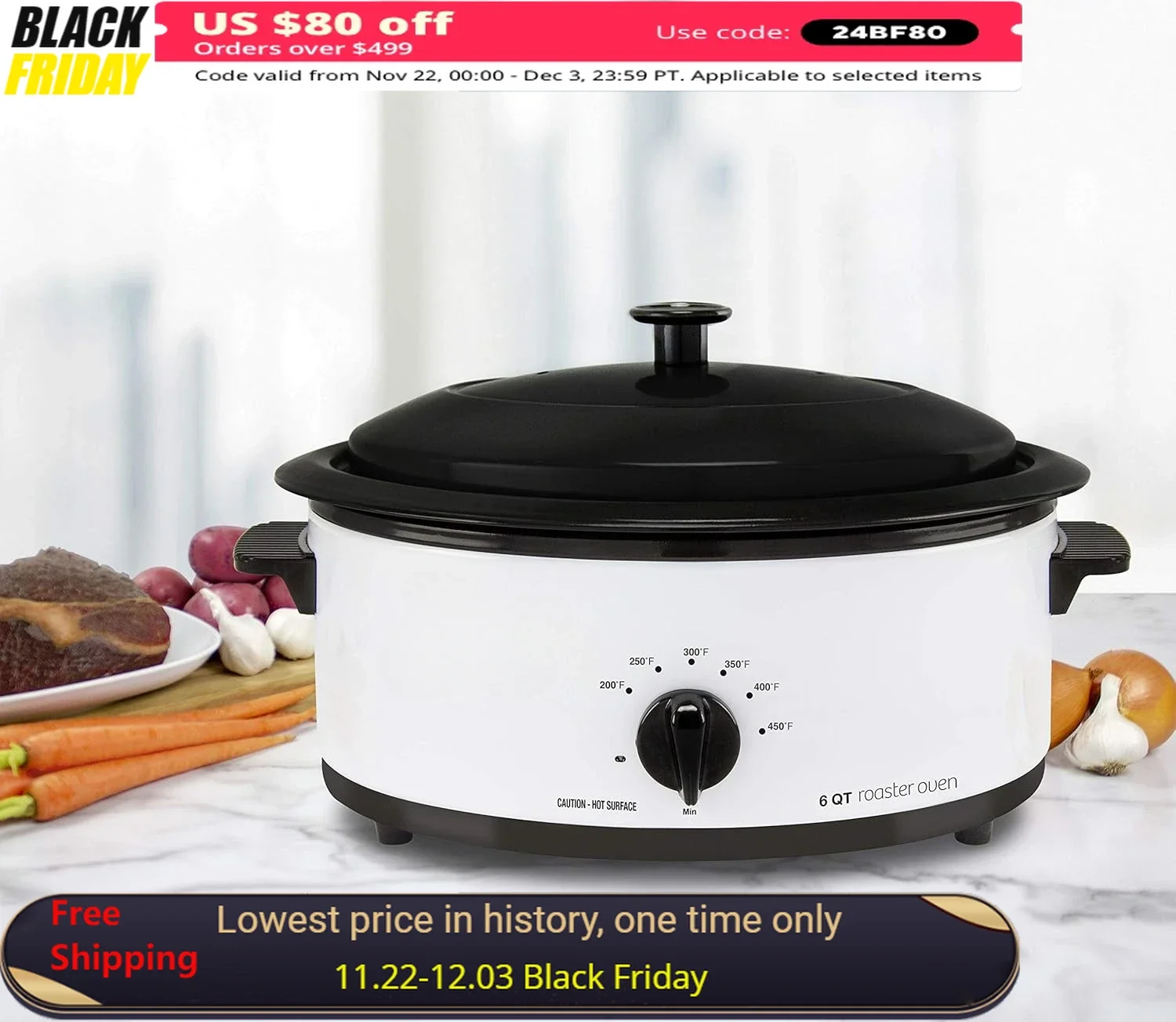 

6 quart Slow Cookers,