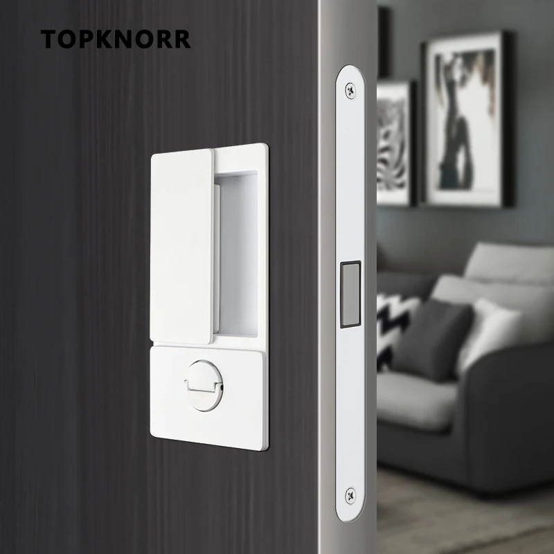 Imagem -03 - Minimalista Ultra-fino Magnético Fechadura da Porta Silenciosa Fechadura de Madeira Maciça Invisível Push Lock Quarto Moderno Quarto Banheiro