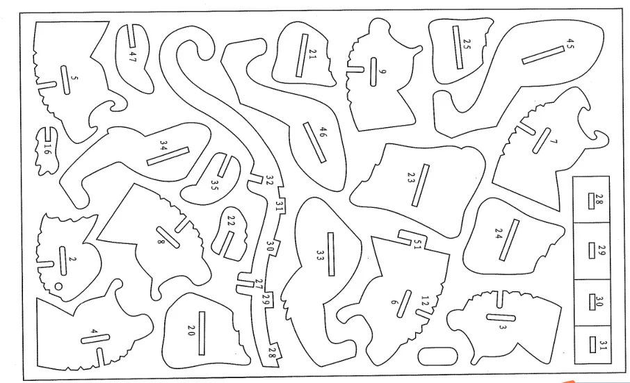 Imagem -05 - Pacote de Design Cricut de 12 Animais do Zodíaco 2d Dwg para Projetos de Corte a Laser Artcam Aspire