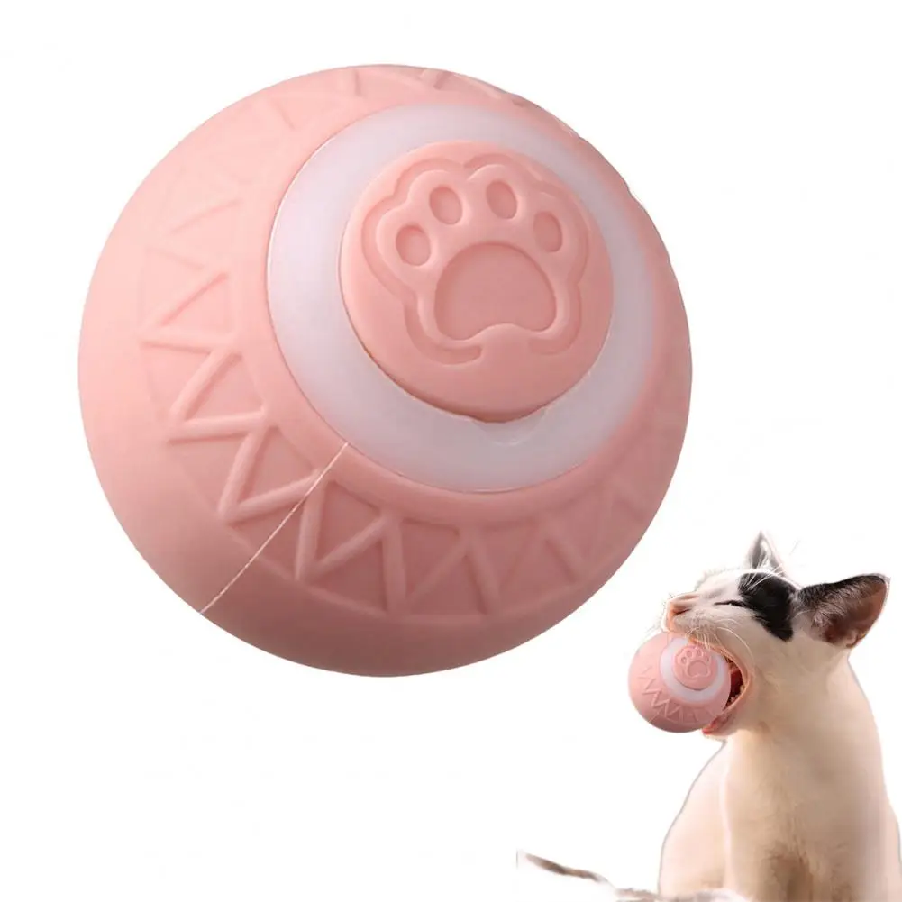 

Obstacle Navigation Cat Toy Rolling Ball Toy for Cats Motion Activated Cat Rolling Ball Toy for Pets