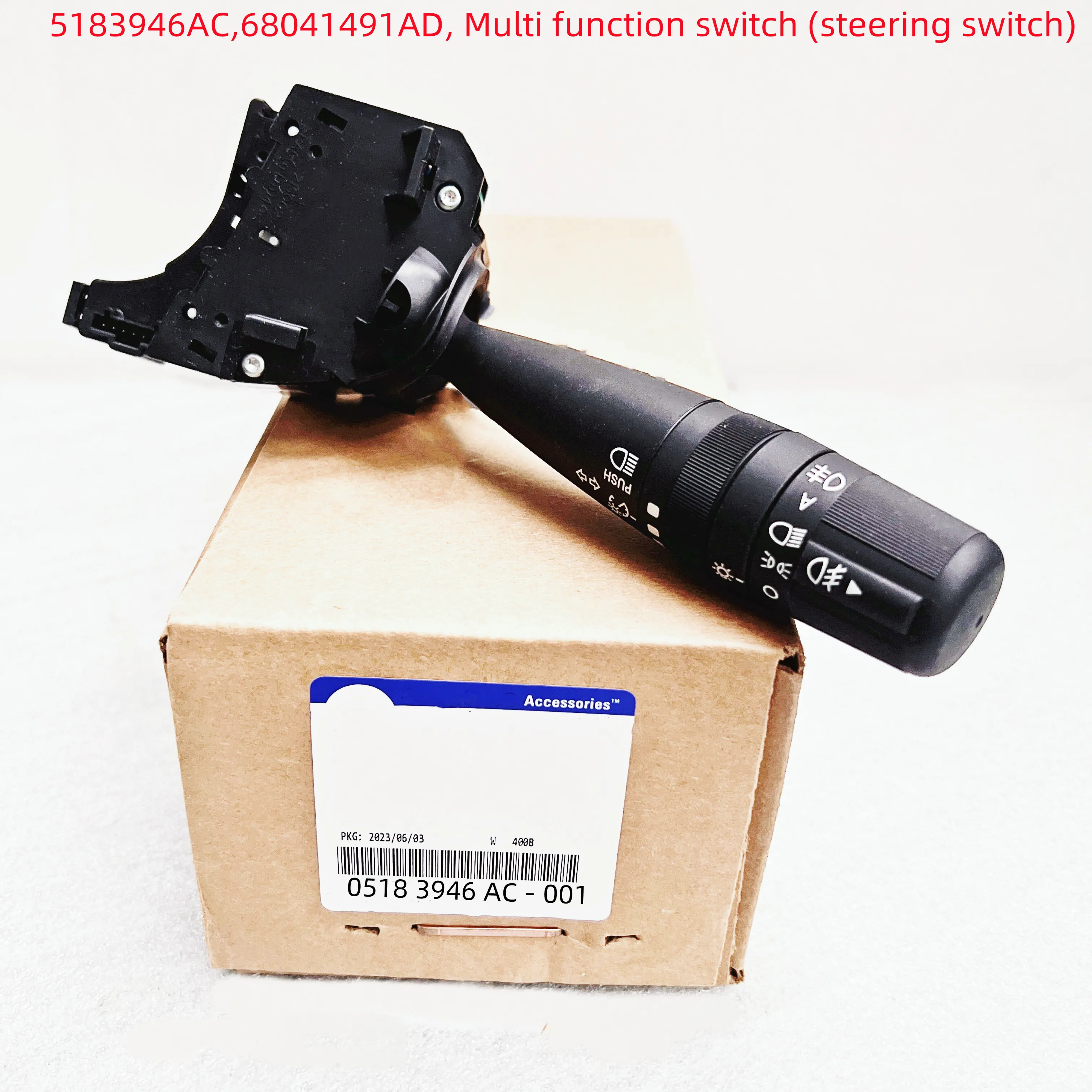 WAP02 Multi Function Switch ,5183946AC,68041491AD, Suitable For: Wrangler JK,Compass MK,Compass, Freeman,Ranger,Avenger, 2008-20