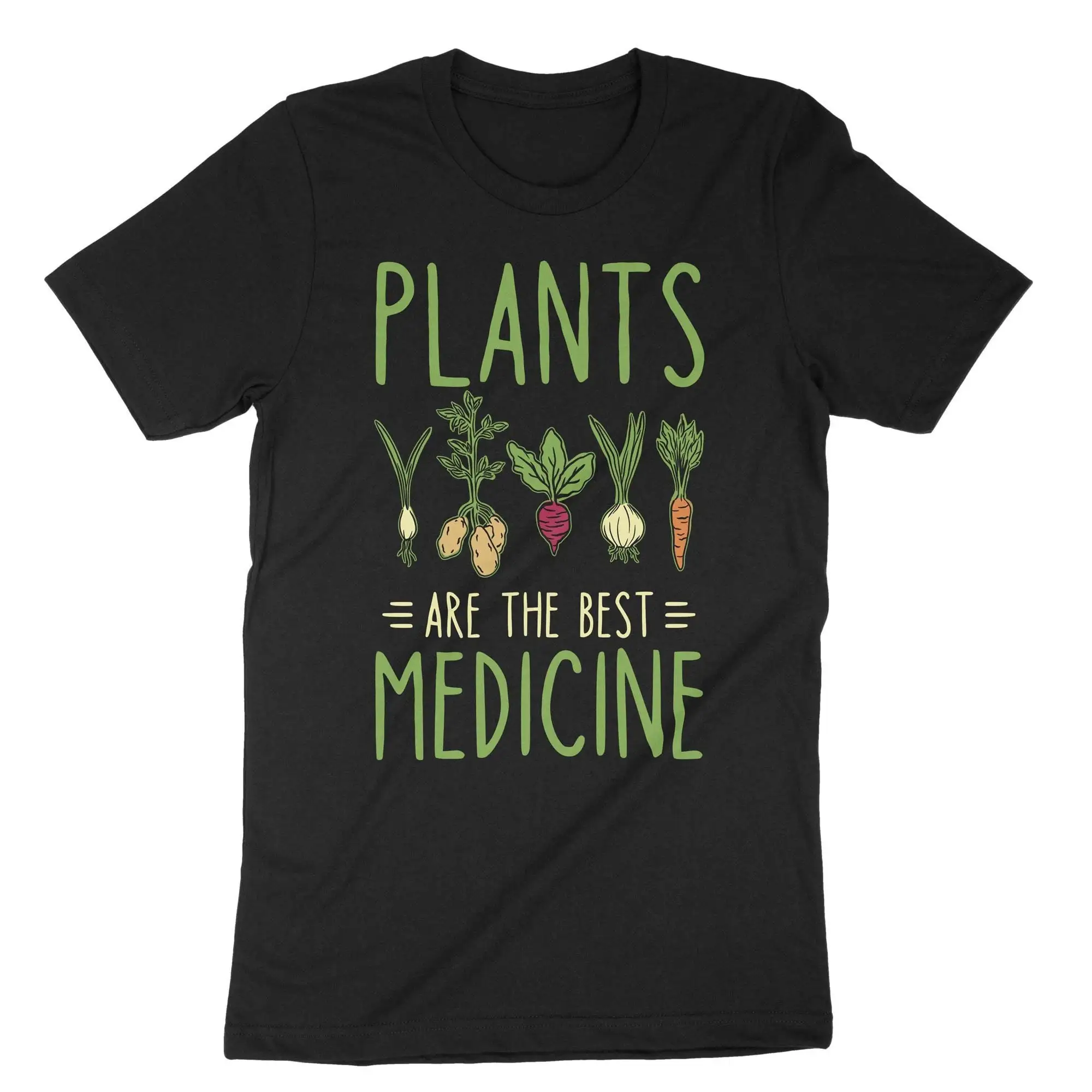 Plants Are The Best Medicine T Shirt Plant Lovers For Vegan Vegetable Veggie Eater