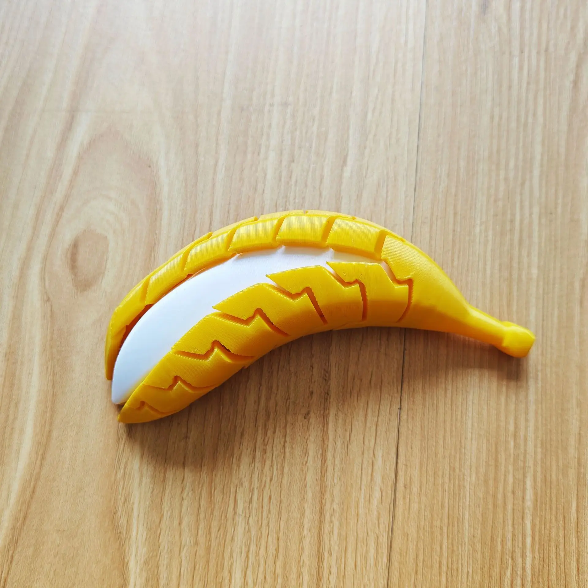 3D Printed Joint Movable Banana Stress Relief Toys Pressure Relief Massager Stick Office Decompression Ornaments Creative Toys
