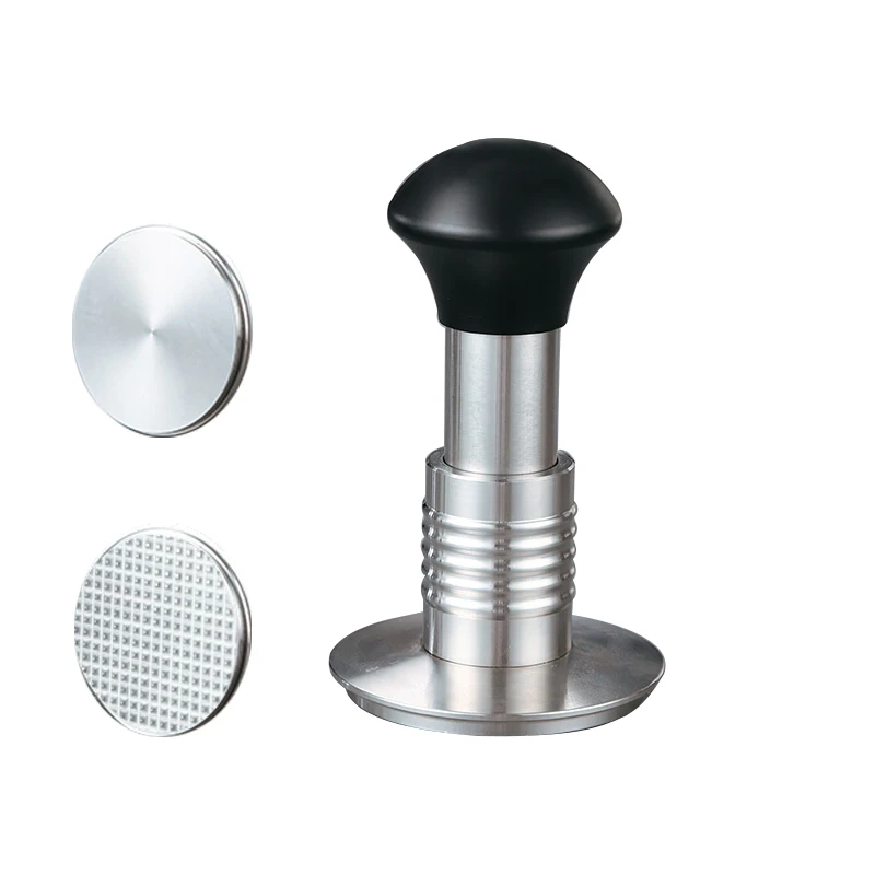 Pressure Force Tamper Stainless Steel Coffee Tamper Bean Barista Coffee Tamper Machine Espresso Press Coffee Hammer Presser