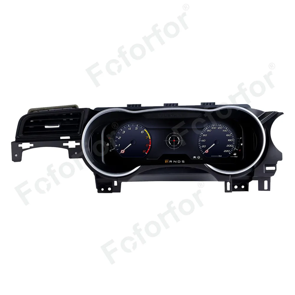 LCD Dashboard Panel Virtual Cockpit Speedometer For Ford Mustang 2015-2021 Digital instrument Cluster 12.3 Inch 2024 New Upgrade