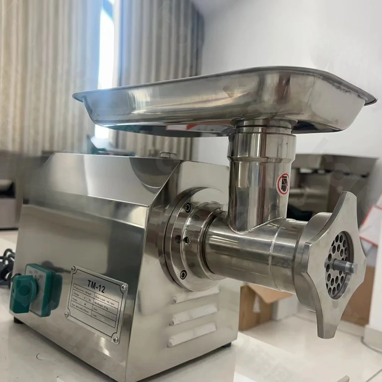 Mini 304 Stainless Steel 12 22 32 42 Vegetable Meat Mincing Grinder Sausage Machine Grinding Cutter Processing Machinery