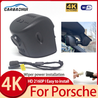 Plug and play Dash Cam For Porsche cayenne Panamera Taycan 911 2018 2019 2020 2021 2022 2023 2024 4K Dashcam Dash Camera for Car