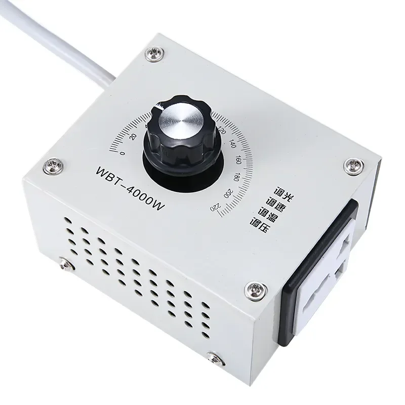 220V AC Motor Speed Controller 4000W Variable Voltage Controller for Fan Speed Motor Dimmer