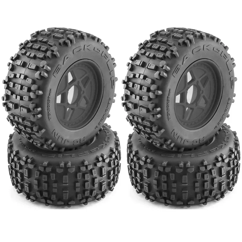 1 Set 173mm 1/8 1/10 Short Course Truck Tire Tyre with 12mm 14mm 17mm Wheel Hex for Slash ARRMA SENTON HSP HPI RC Car