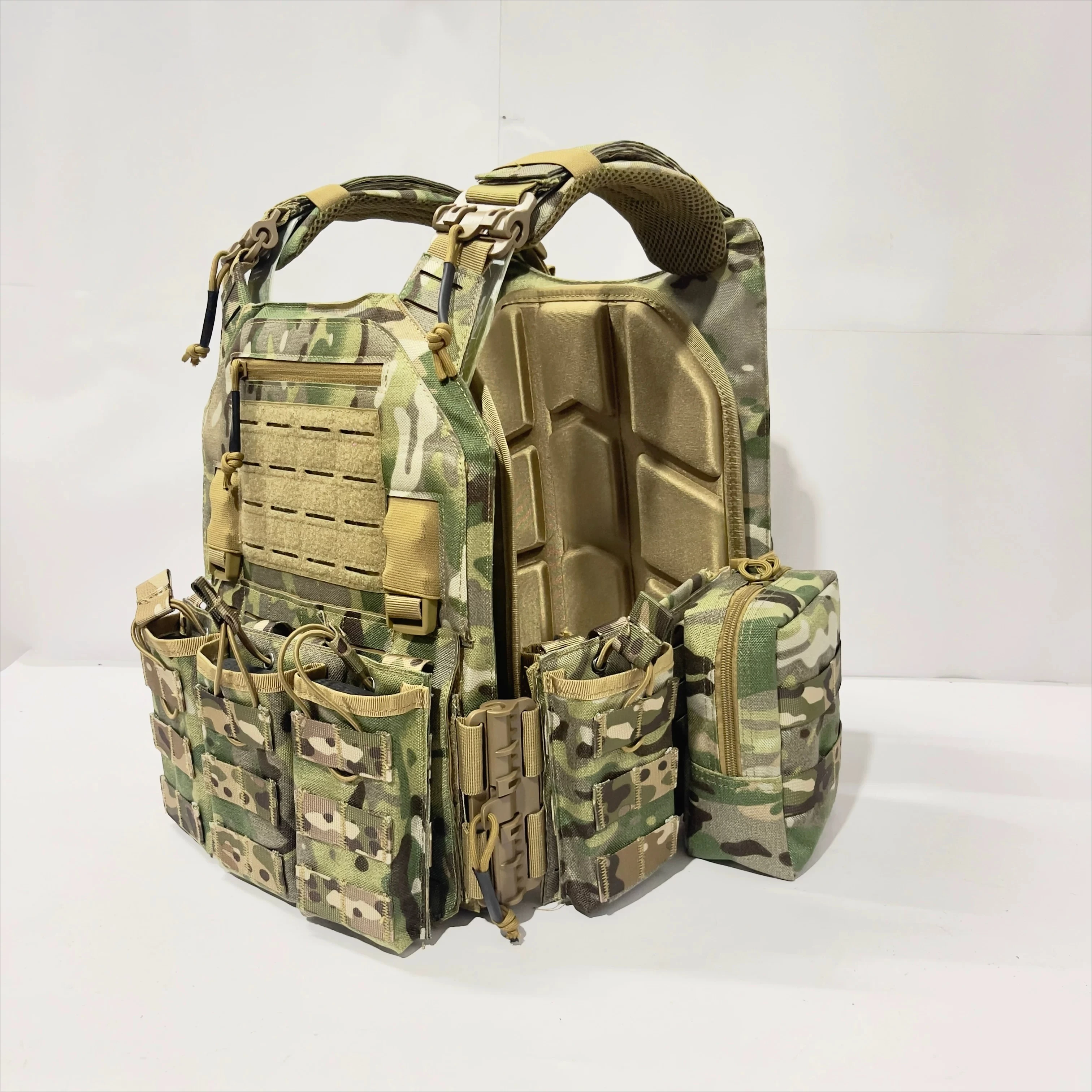 A Full Set of T1 Tactical Vest Comic-Con Multi-functional CS6094 Military Fan Vest Film and Television Shooting Props