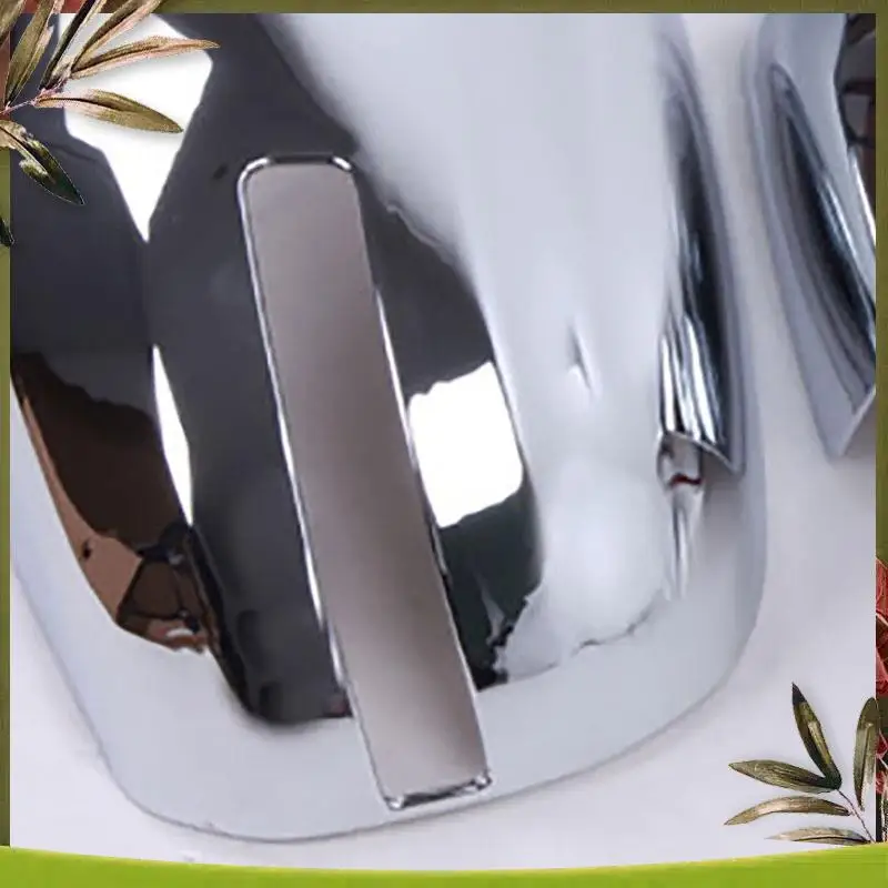 AB98-2Pcs Car ABS Chrome Rear View Side Mirror Cover Trim For Mitsubishi Triton / L200 2015 - 2017 Car Styling