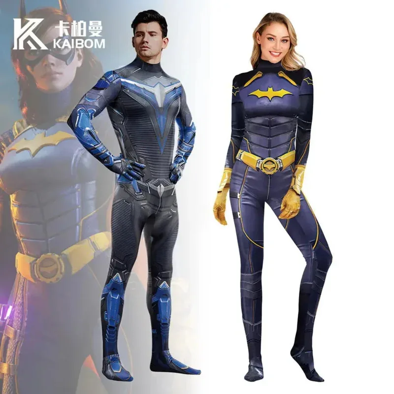 

Фильм Gotham Knights Nightwing Косплей 3D комбинезон для женщин и мужчин летучая мышь косплей костюм Хэллоуин Zenti вечерние боди TB2690