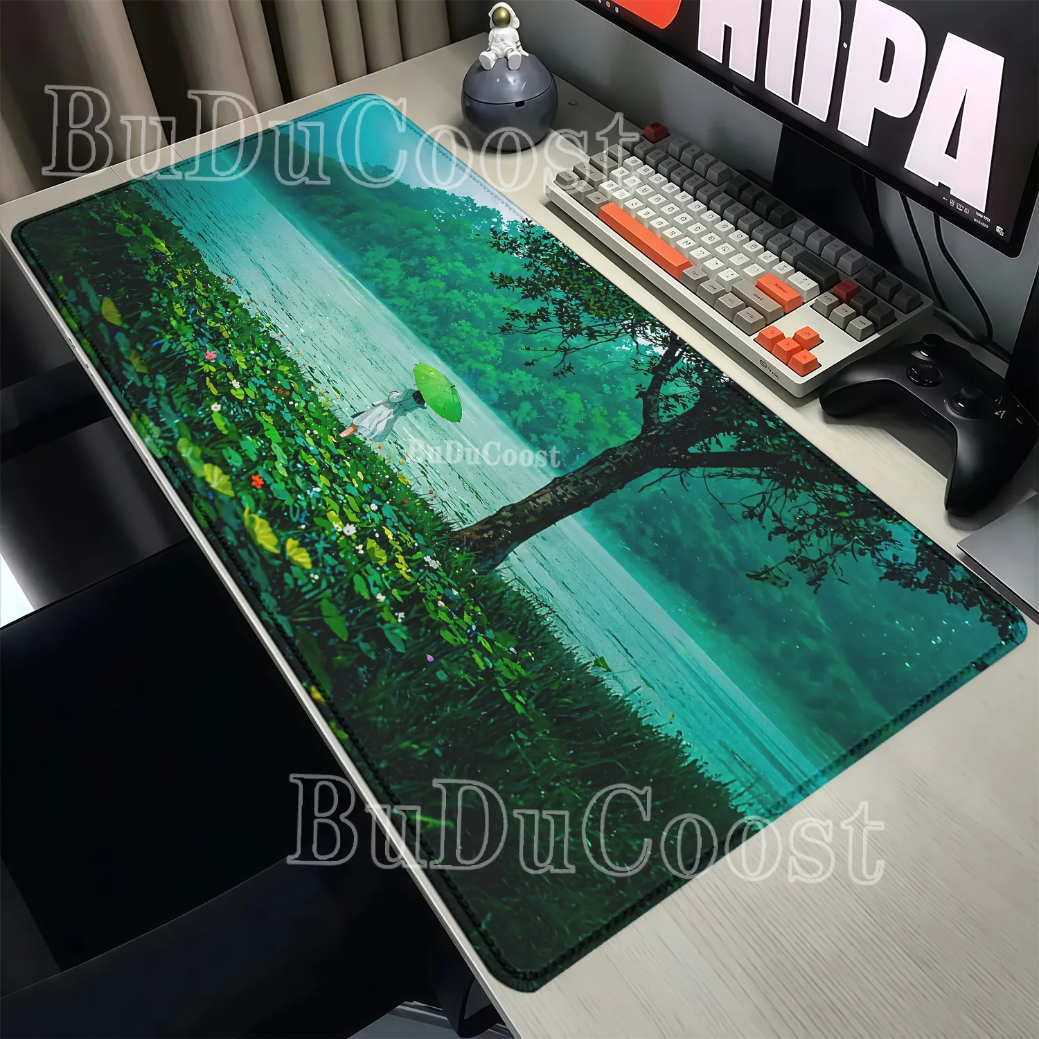 Mouse Pad Scenery Rubber Large Gaming Non-Slip Landscape Art Computer Mousepad Offices Accessories Keyboard HD Printing Desk Mat