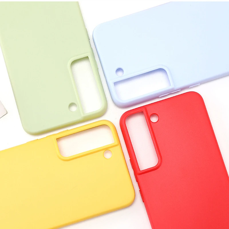 Ultradünne Candy Matte Hülle für Samsung Galaxy S21 S22 S23 Plus S23 S24 Ultra 5G S20 S21 FE Silikon stoßfeste Hülle Couqe – Detail 2