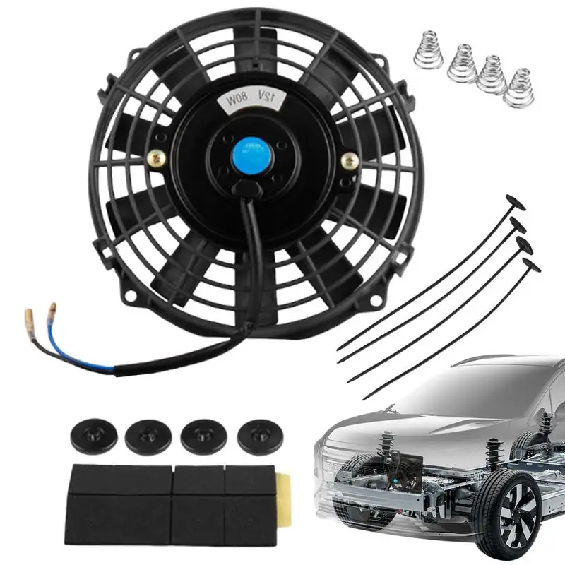 Cooling Fan For Car Cool Car Accessories Fan Car Seat Fan Quiet Strong Cooling Air Circulator Fan Rechargeable Fan Quiet For Car