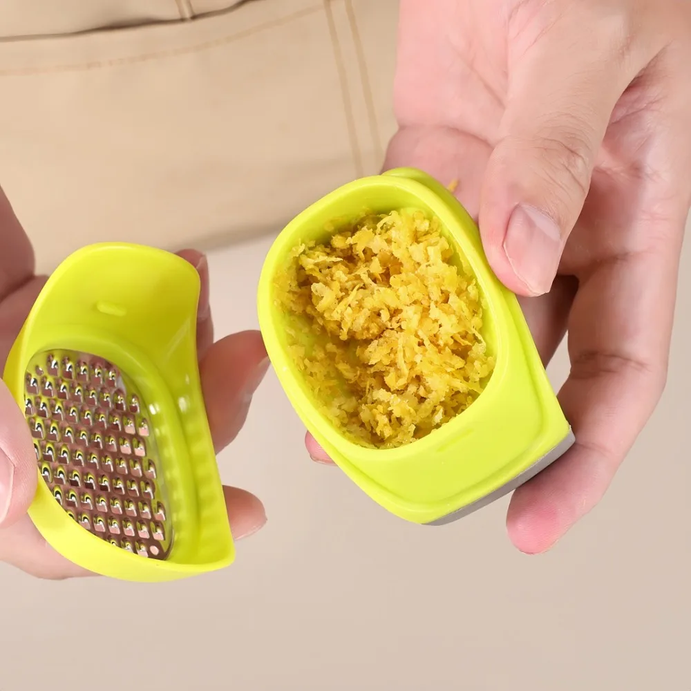 

Круглый острый пресс для чеснока, прочный, легко чистящийся строгальный инструмент из нержавеющей стали для имбиря, чеснока, сыра, овощей, кухонные гаджеты