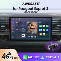 Wireless CarPlay for Apple Android Auto Car Radio for  Peugeot Expert 3 Citroen Jumpy 3 SpaceTourer 2 2016-2021 Multimedia RDS