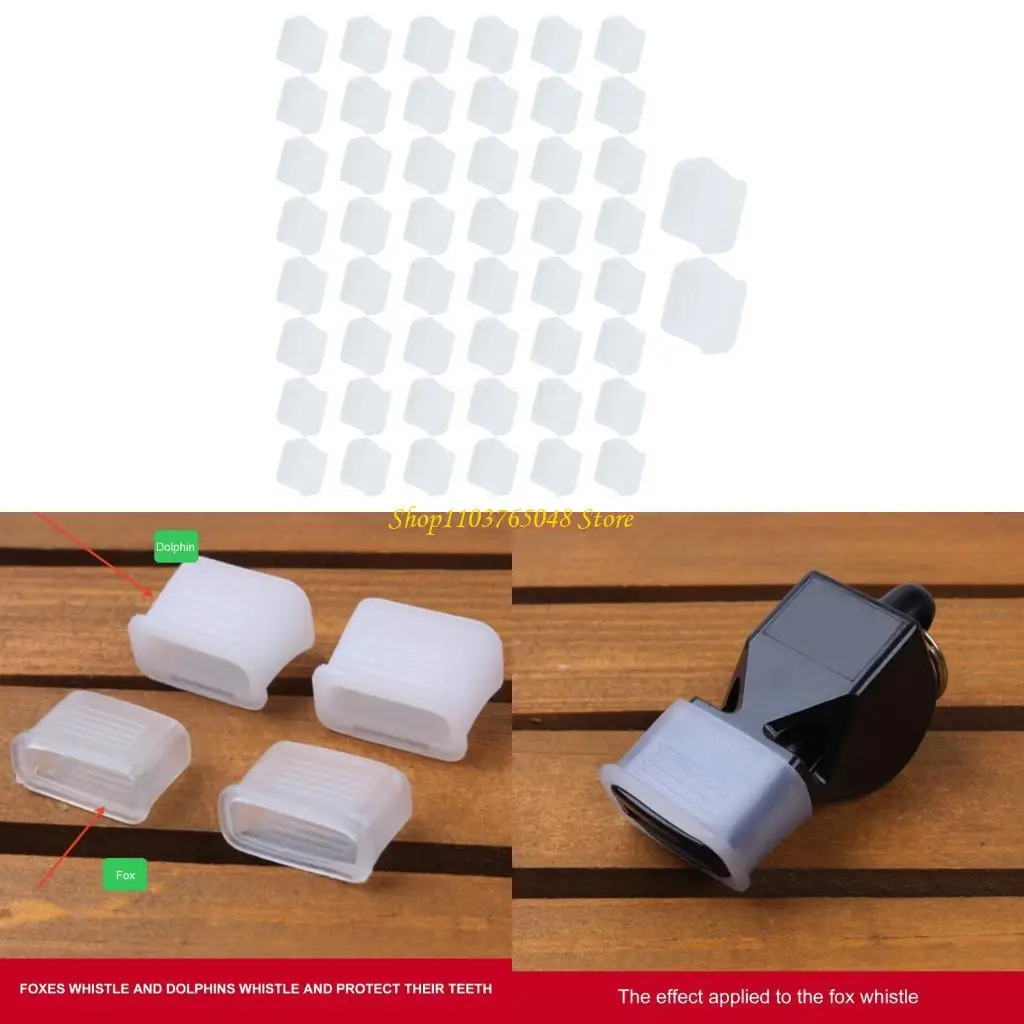 

R53E 50Pcs Coaches Mouth Guard Protective Cover Mouth Grip Cover