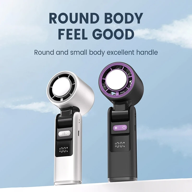 شياو توربو مروحة يدوية USB قابلة للشحن 100 سرعة مروحة قابلة للطي مروحة مكتب محمولة في الهواء الطلق مكتب طويلة الأمد الصيف الأساسية