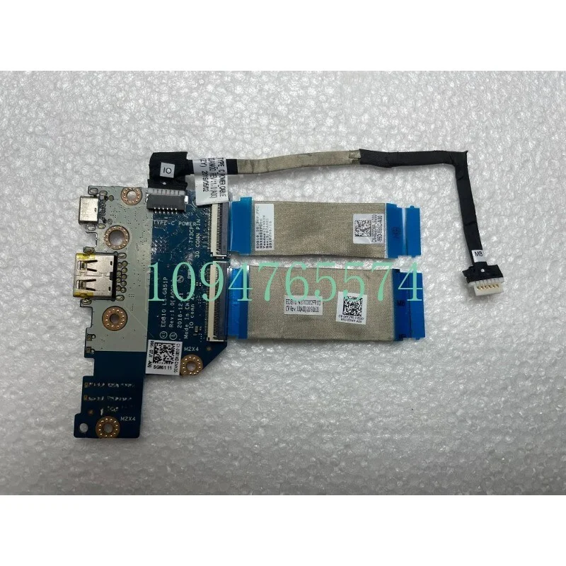 

For Dell Chromebook 3100 USB charging board W cable 0rj45 2NM ls-g851p
