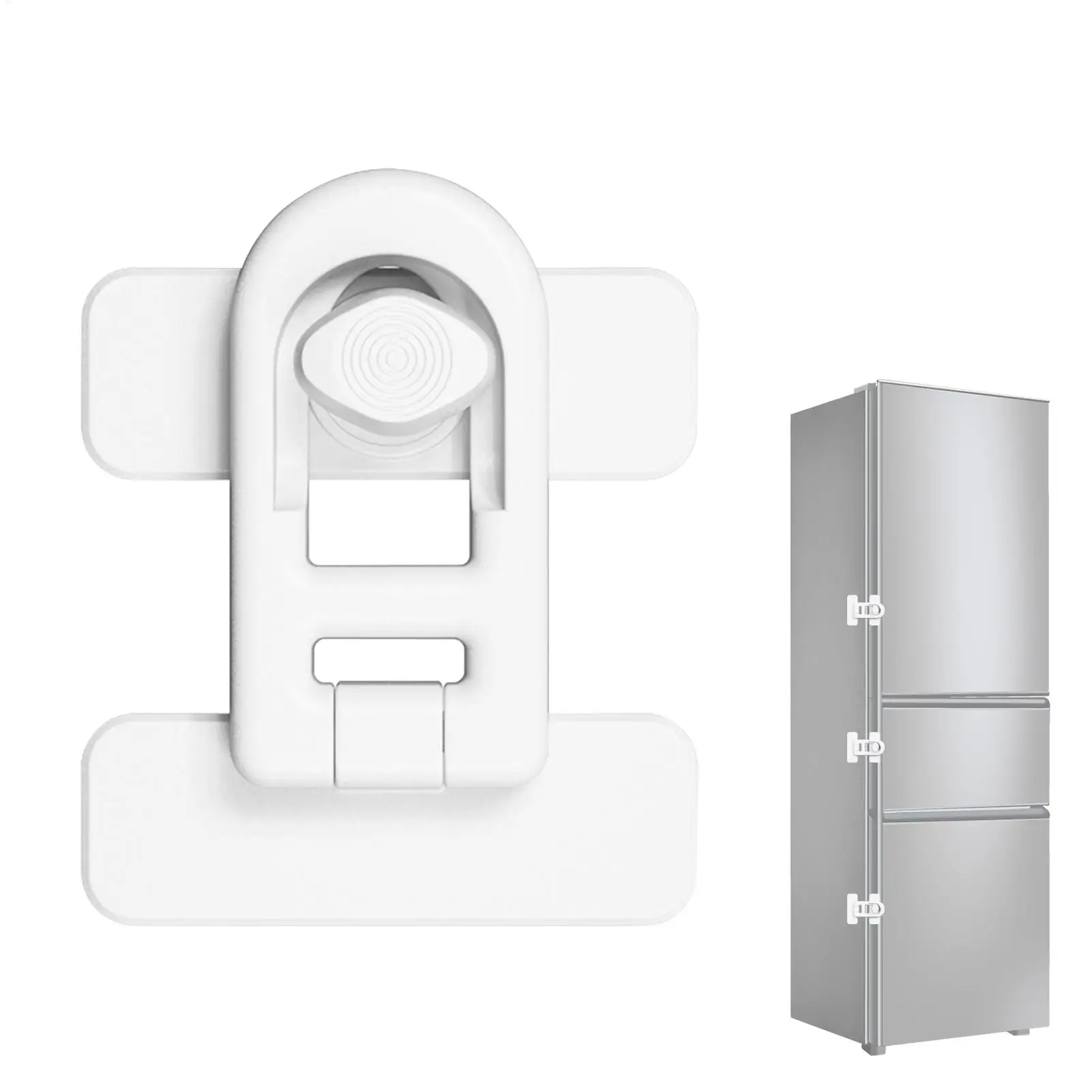 

Refrigerator Door Lock for Kids Freezer Locks for Refrigerator Doors Oven Child Safety Lock Child Proof Fridge Lock for Toddler
