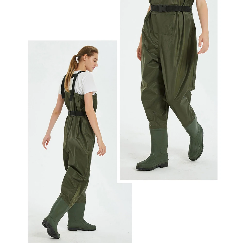 Outdoor Waist Waders With Boot, Boot Foot Waist Wader, Waterproof Comfortable Fishing Waders With Boot For Fishing Kayaking Men