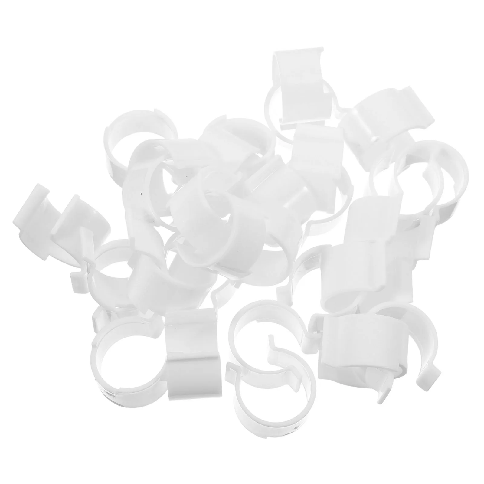 

30pcs Cleansing Oil Pump Clamps Bottle Lock Clips Plastic Dispenser Parts Shampoo Accessories Makeup Tools Beauty Supplies