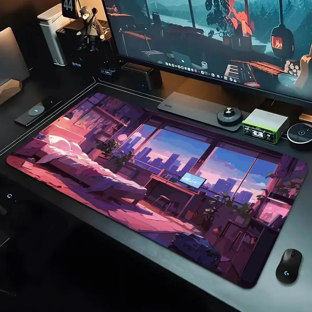 Tapis de souris pour utilisation nocturne, accessoires PC pour la conception de jeux, tapis de bureau, organiseurs de bureau et plateaux