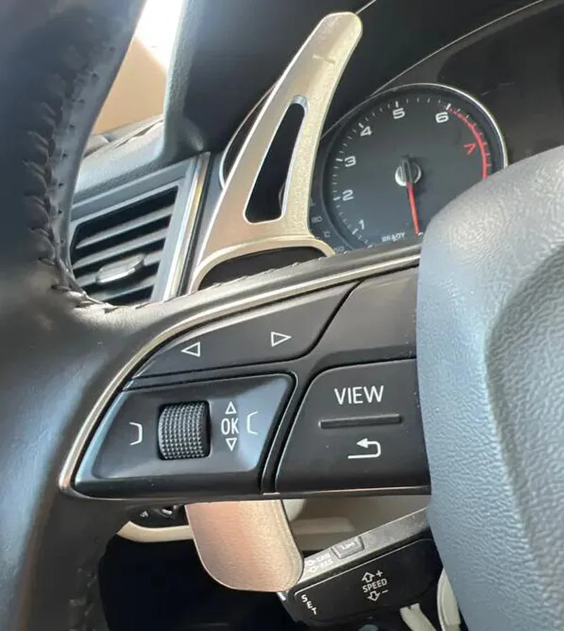 سبائك الألومنيوم عجلة القيادة مجداف التحول لأودي 2017 2018 2019 S3 S5 SQ2 SQ5 TT A3 8V A4 A5 Q2 Q3 Q5 Q7