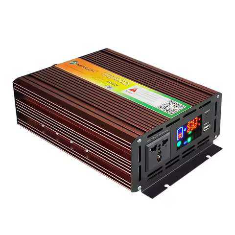 Peak power 3000W Max sustain power 1500W pure sine wave inverter off grid power inverter 12v 220v pure sinus with Color display