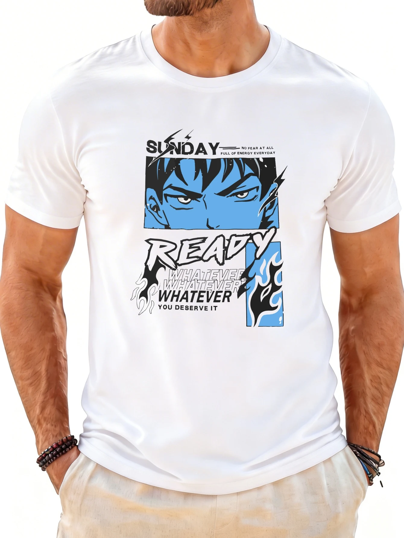 Men's Graphic T-Shirt - Breathable, Soft, Lightweight - Sunday Funday No Matter What You'Re Worth - Vintage Fun Graphic Casual Short Sleeve Summer Top, Gift for Him