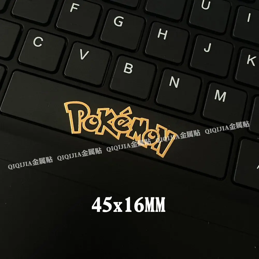 Pikachu Pokémon Metal Sticker Mobile Phone Tablet Laptop Headphones Decorative Sticker