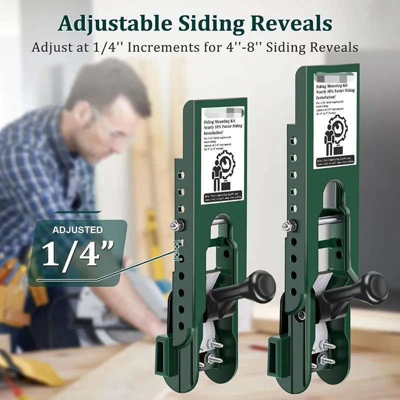 

Wall panel installation tool, adjustable fiber cement wall panel tool, 2PCS vinyl wall panel specification installation prop