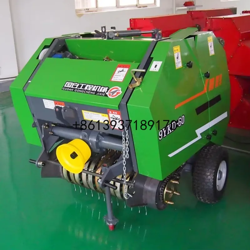 2026 Straw Hay Baler or Baling Press Machine Mini Round Straw Hay Baler Mini Round/Square Hay Baler Cheap Price