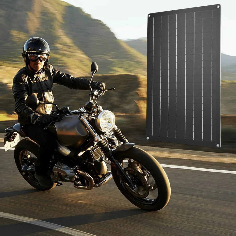 30W 12V 태양 전지 패널 배터리 충전기 유지 보수 자동차 트럭 트랙터 보트 등을위한 휴대용 태양 트리클 충전기 자동차 배터리 충전기