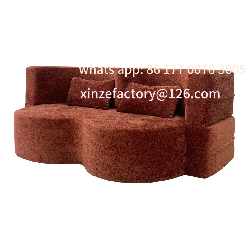 

Customizable fully disassembled and washed lazy sofa small apartment vacuum compression sofa bed