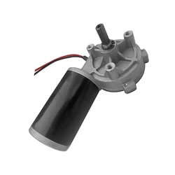 High Torque 12V 24V Worm Gear Forward And Reverse D Shaft Electrical Worm Gear Brushed DC Motor
