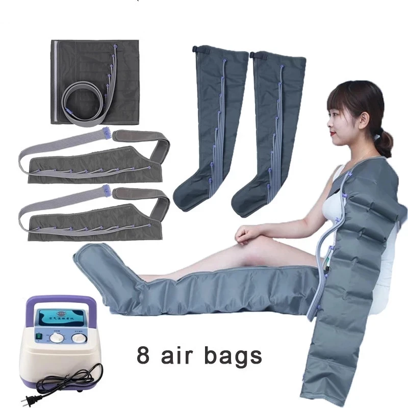 

Fengmore 8 Cavity Air Compression Massager Leg Foot Boots For Circulation Air Wave Massager Leg Body Pressure Therapy Relax