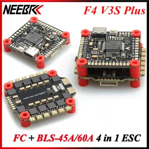 F4V3S F4 V3S Plus Tumpukan Pengontrol Penerbangan FC Betaflight BLS 45A 60A ESC Tanpa Sikat 4 In 1 untuk Drone RC FPV Quadcopter Mark4 APEX 12 kit mark 4 penjualan terbaik - №