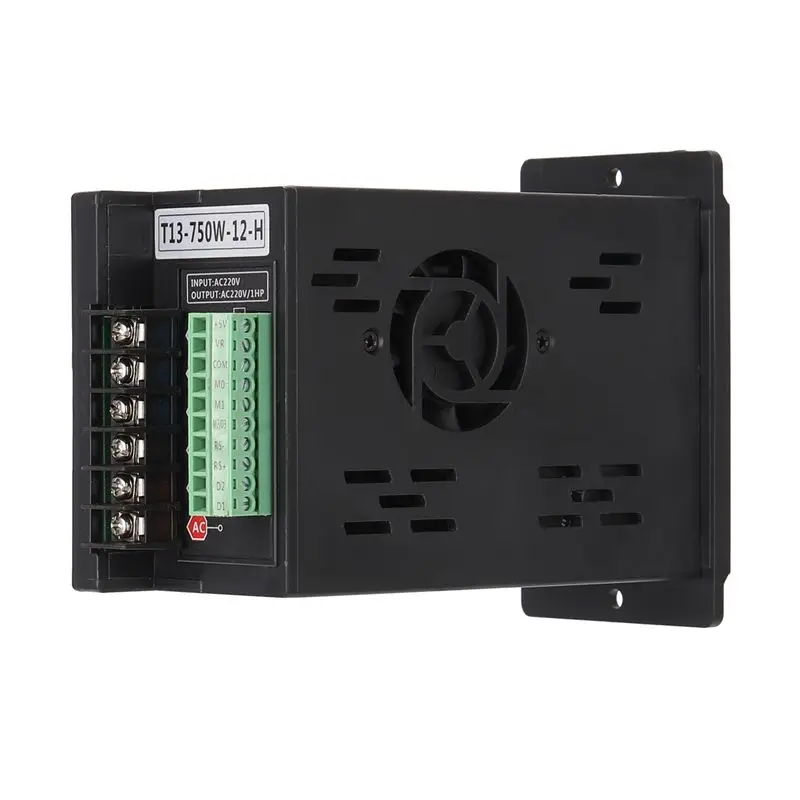 DT17 4X 220V 750W Single-Phase Input 3-Phase Output Motor Driver Frequency Converter with Digital Tube Display
