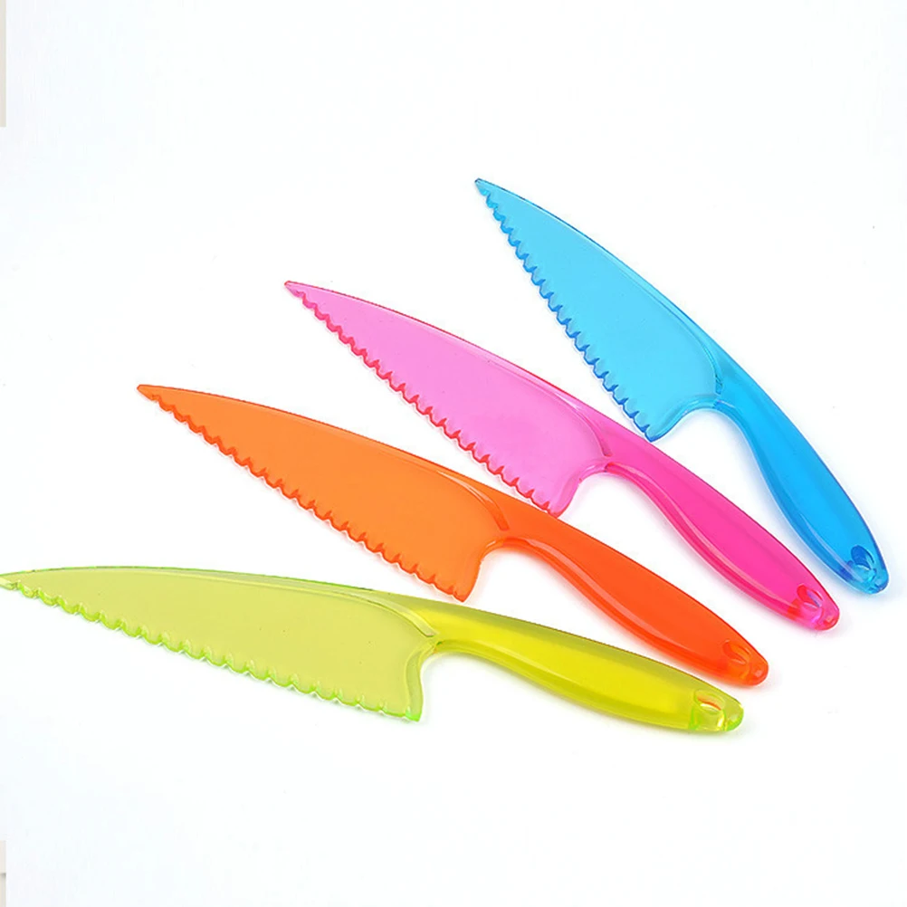 

Plastic Server Set Colorful Shovel Birthday Party Supplies Wedding Cake Tools Odorless Easy Clean Kitchen Bar Supplies