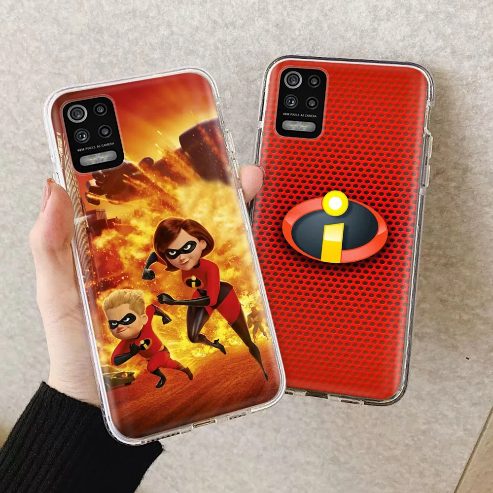 Transparent Case for Motorola One Fusion Action Plus Hyper 5G ACE Macro G31 G41 G51 G71 G50 G60 G60S Pro Soft Cover Incredibles