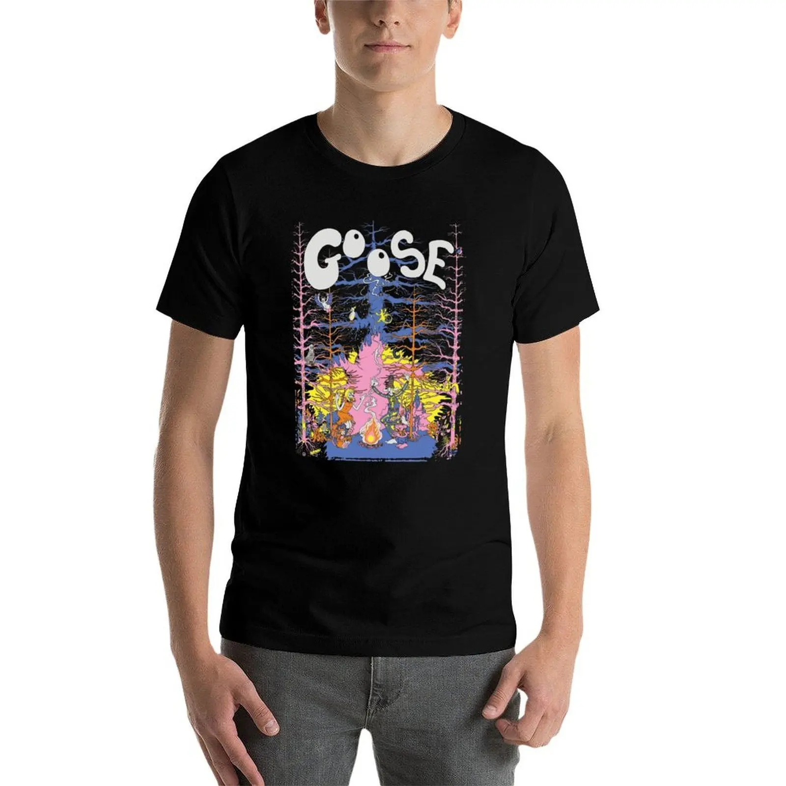 

GOOSE BAND T-Shirt t shirts for man pack cotton anime t shirts for man T-Shirt