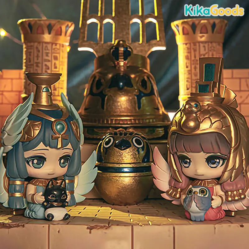 Originale AARU GARDEN Egypt 2 Series Blind Box Cute Anime Figure Model Trendy Toy Girl Birthday Gift Kawaii Desktop Ornament