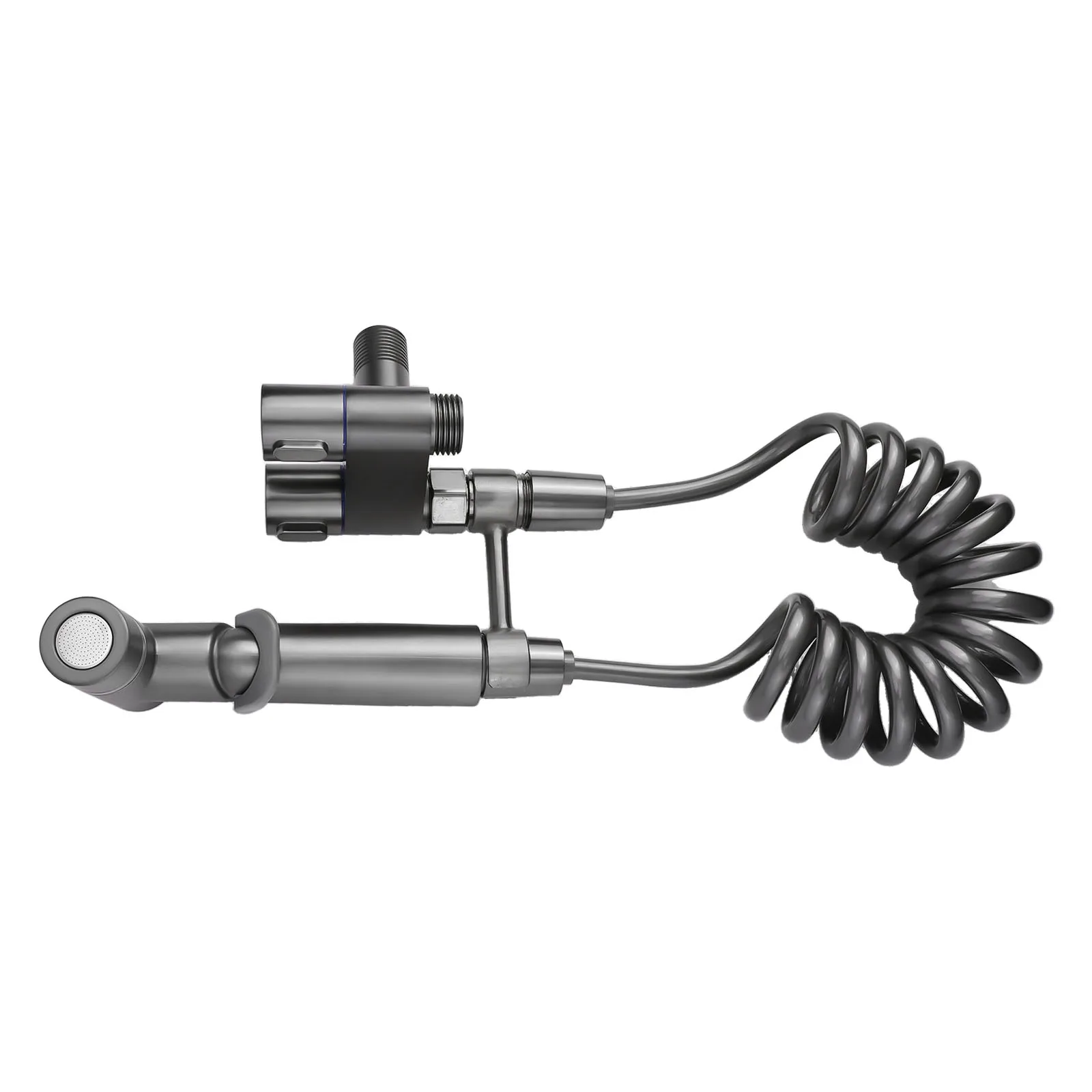 Bathroom Supplies Angle Valve Toilet Spray 1 In 2 Out 1 Set Brass Dual Control Bathroom Accessories Bathroom Supplies