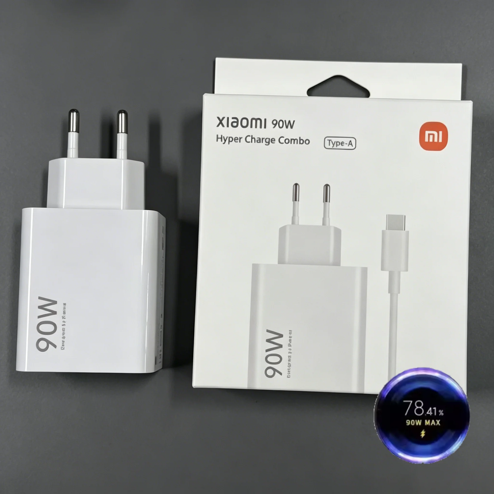 Carregador Xiaomi 90W Original EU Turbo Charge Adaptador de Cabo USB Tipo C Mi 15 14 13 Pro Ultra Redmi Note POCO MIX Flip