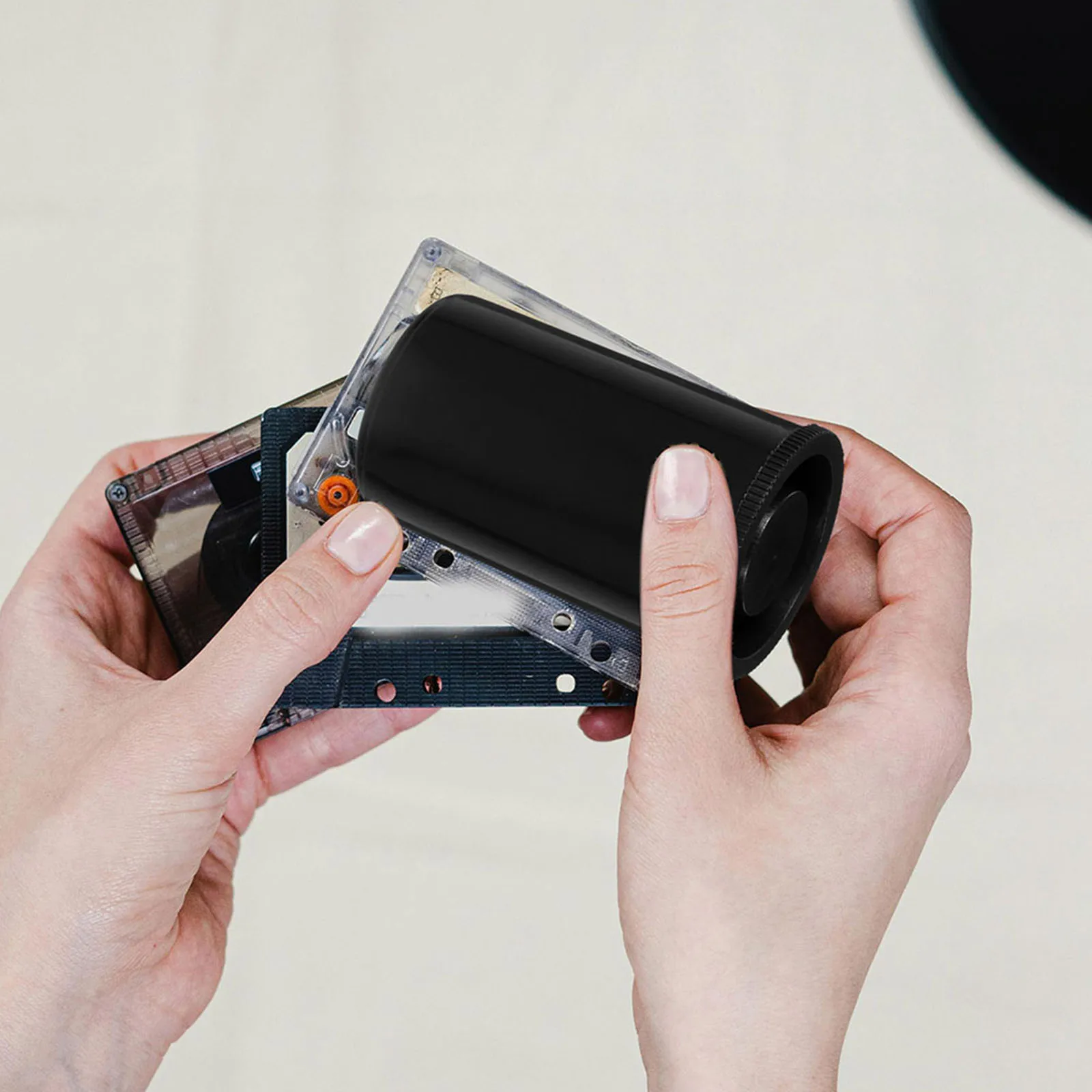 

20pcs Film Canisters Black Plastic Empty Containers For Film Storage Lightproof Reusable Photography Accessories Organizer Tube