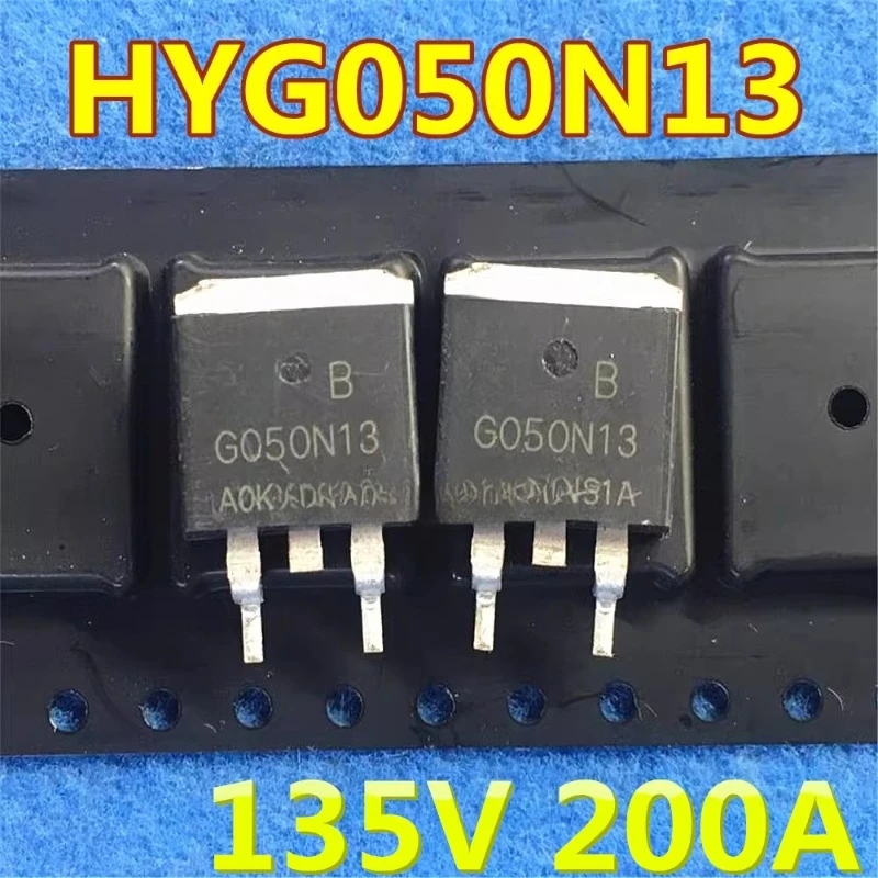 10PCS Used+Not NEW+Send after Measure HYG050N13NS1B TO-263